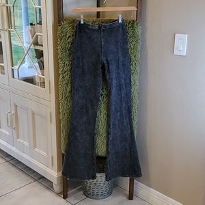 Mineral Washed Flare Leggings